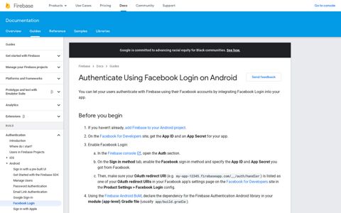 Authenticate Using Facebook Login on Android | Firebase
