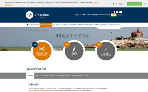India Visa Information - UK - Passport Services - Indian Passport