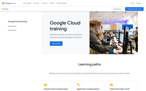 Google Cloud Training Courses and Certification