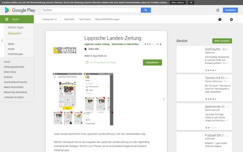 Lippische Landes-Zeitung – Apps bei Google Play