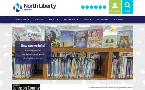 North Liberty Library – A place to be, connect, enrich, thrive.