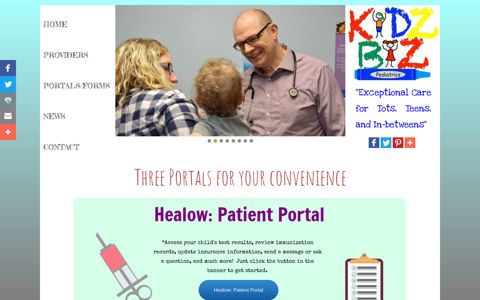 Portal Links - Kidz Biz Pediatrics
