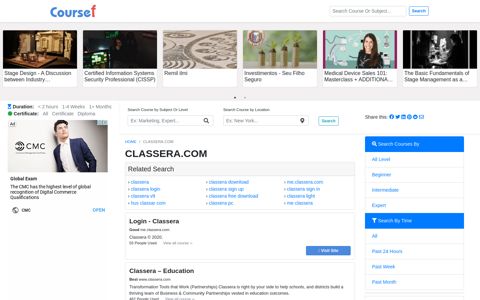 Classera.com - 12/2020 - Coursef.com