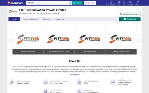 FITI Tech Inovation Private Limited - Service Provider of ...
