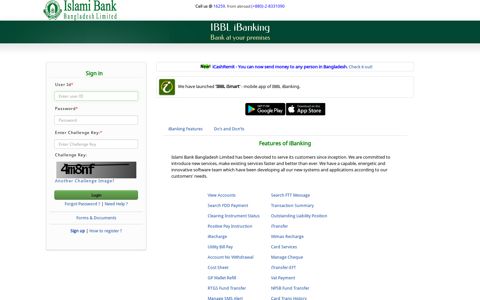 IBBL iBanking - Internet Banking Service