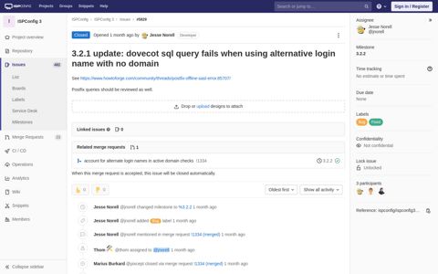 3.2.1 update: dovecot sql query fails when using alternative ...