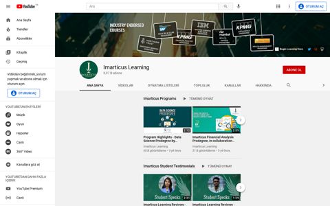 Imarticus Learning - YouTube