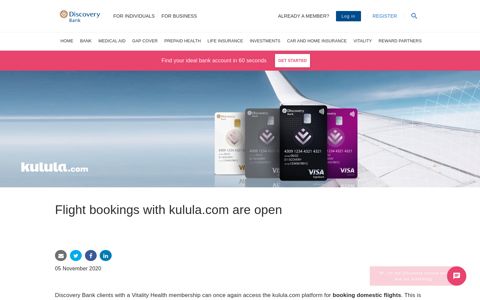Flight booking with kulula.com are open | News - Discovery