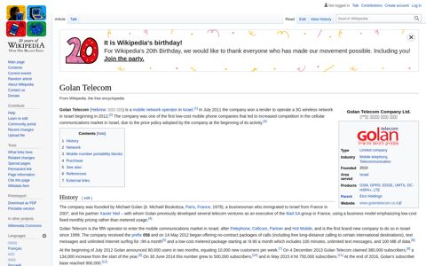 Golan Telecom - Wikipedia
