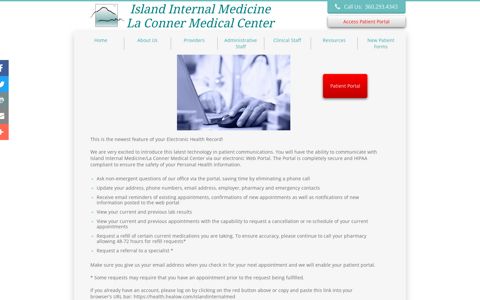 Patient Portal - Island Internal Medicine