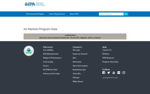 Air Markets Program Data | Clean Air Markets | US EPA