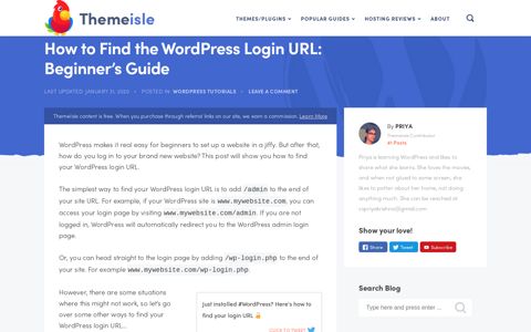 How to Find the WordPress Login URL: Beginner's Guide