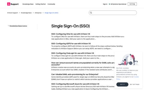 Single Sign-On (SSO) – InVision Support