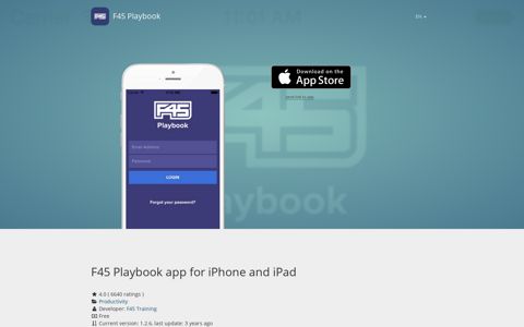 Download F45 Playbook app for iPhone and iPad