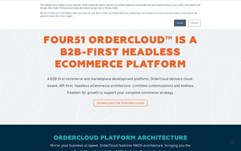 Four51 OrderCloud™ | API-First, Headless eCommerce Platform