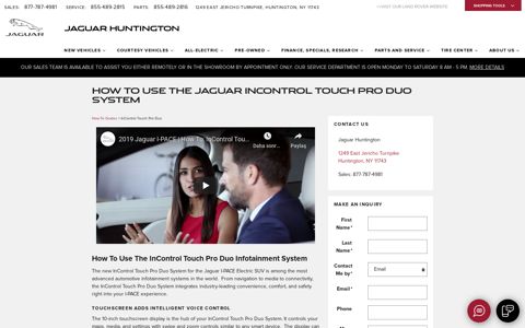 How To Use The InControl Touch Pro Duo System | Jaguar
