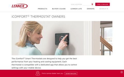 iComfort Thermostat Owner Resources | Lennox Residential