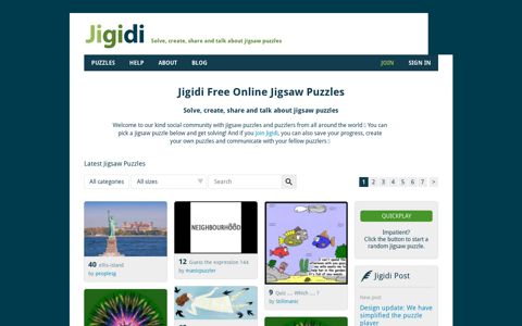 Jigidi.com: Free online jigsaw puzzles