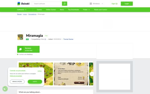 Miramagia Download to Web em Português Grátis - Baixaki