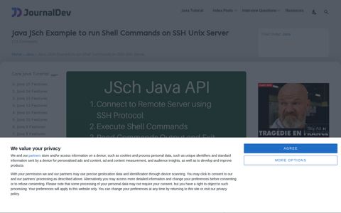 Java JSch Example to run Shell Commands on SSH Unix ...