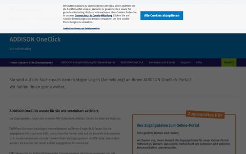 log in AOC: ADDISON OneClick | Wolters Kluwer