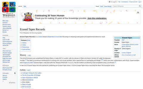 Erased Tapes Records - Wikipedia