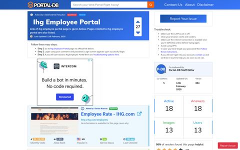 Ihg Employee Portal