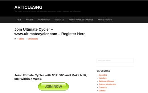 Join Ultimate Cycler - www.ultimatecycler.com - Register Here ...