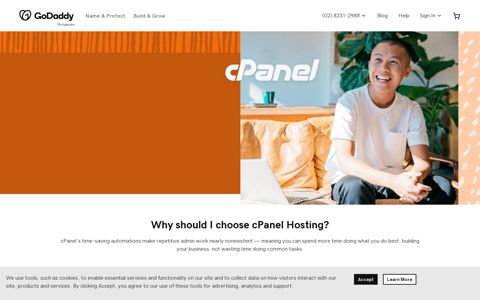 High-speed cPanel hosting - GoDaddy
