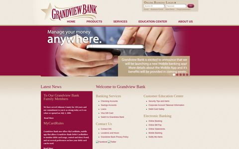 Welcome to Grandview Bank