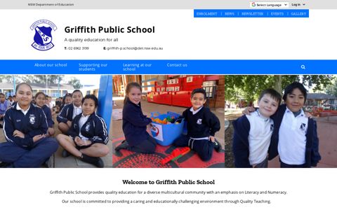 Griffith Public School: Home