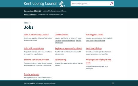 Jobs - Kent County Council