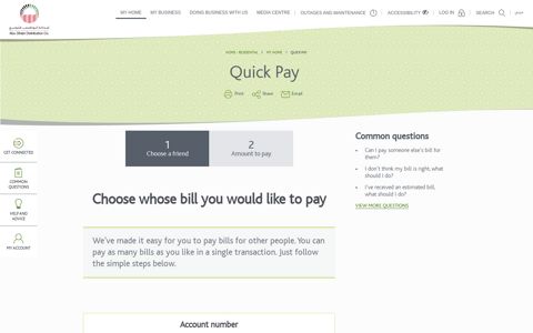 Quick Pay - ADDC