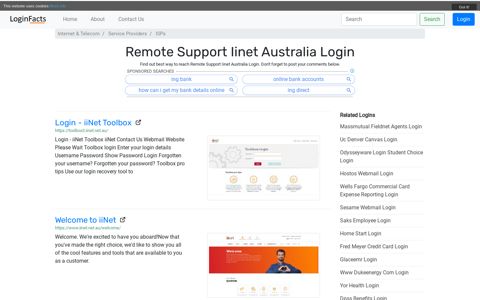 Remote Support Iinet Australia - Login - iiNet Toolbox - LoginFacts