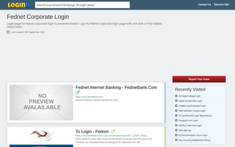 Fednet Corporate Login - Loginii.com