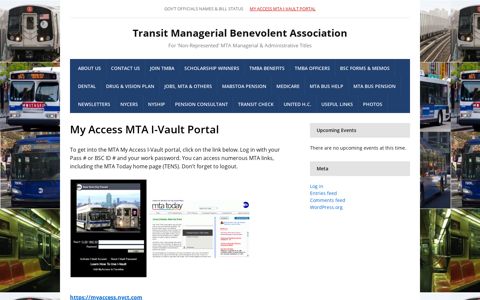 My Access MTA I-Vault Portal – Transit Managerial ...