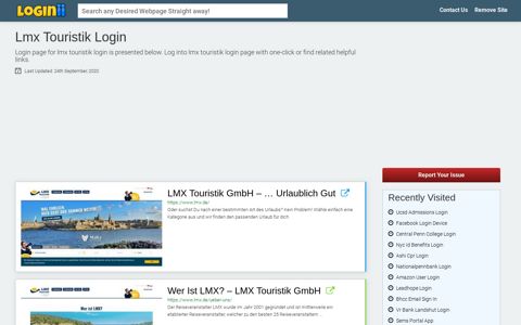 Lmx Touristik Login - Loginii.com