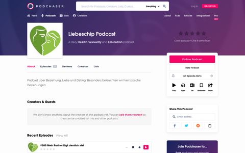 Liebeschip Podcast - Health Podcast | Podchaser