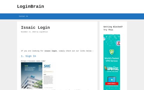 Issaic Sign In - LoginBrain