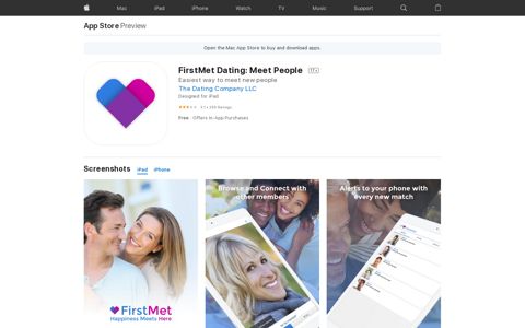 ‎FirstMet Dating: Meet People on the App Store