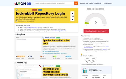 Jackrabbit Repository Login
