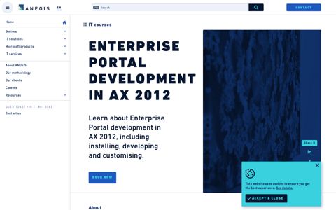 Enterprise portal development in AX 2012 | anegis.com