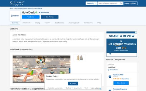 HotelDesk Pricing, Features & Reviews 2020 - Free Demo
