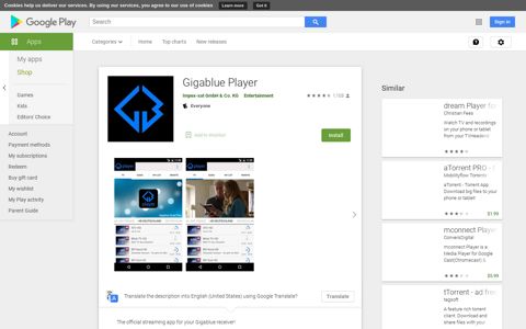 Gigablue Player - Apps on Google Play