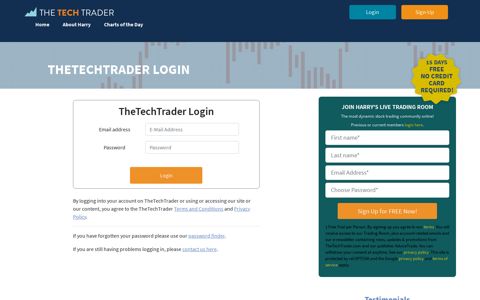 TheTechTrader Login - TheTechTrader.com