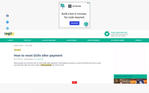 How to reset GOtv after payment: The only guide you will ever ...
