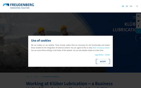 Klüber Lubrication | Freudenberg Group