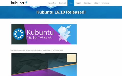 Kubuntu 16.10 Released! | Kubuntu
