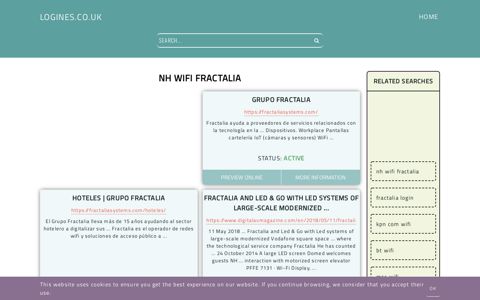nh wifi fractalia - General Information about Login