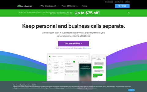 Grasshopper Virtual Phone System | Manage Your Calls Online